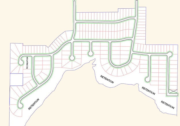 Adams Estate Crestview FL Site Map