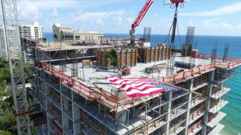 Kolter Urban Construction Milestone at 5000 North Ocean