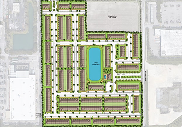 Palm Cay Master Site Plan in florida city