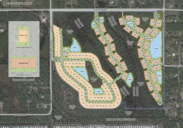 silver oaks master site plan rendering