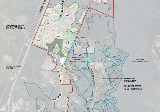 siteplan Hilton Head Lakes/West Argent