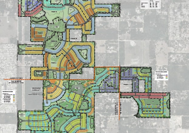 Hammock Oaks siteplan